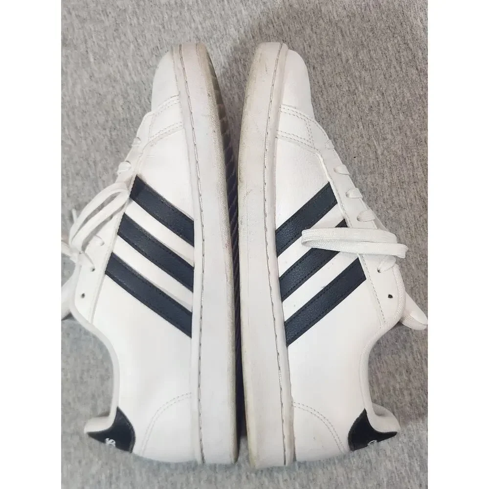 Adidas‎ Grand Court White Black Stripe Sneakers Women's Size 11 Casual Shoes
